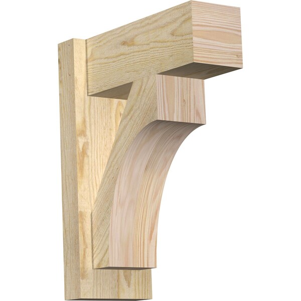 Ekena Millwork Westlake Block Rough Sawn Outlooker, Douglas Fir, 6"W x 14"D x 18"H OUT06X14X18WTL05RDF - main